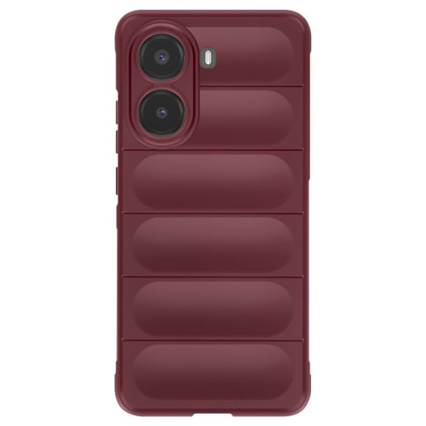 Skyddsfodral för Poco X7 Pro Stöttålig Silikon Bordeaux Röd
