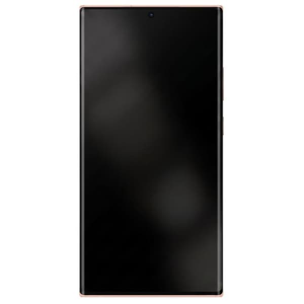 Skärm för Galaxy Note 20 Ultra Soft OLED med Förmonterad Chassi Samsung Brons brun
