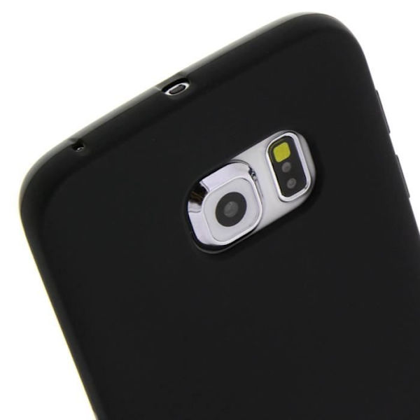 Soft Gel Silikonskyddsfodral - för Samsung Galaxy S6 Edge - Svart