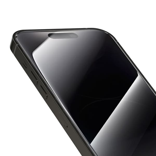 Härdat glas för iPhone 14 Pro Stötsäker med installationskit Magic Box Zanaé Transparent Vit