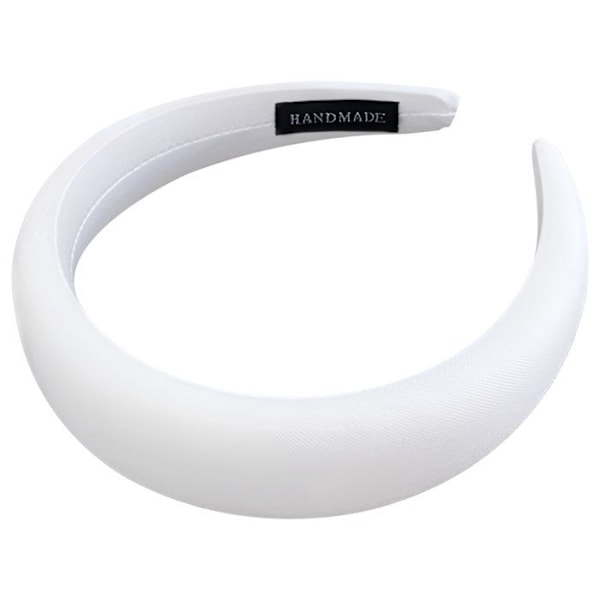 Laihankäytävä Hiuspanta Satina Padded Glamour Valkoinen Vit