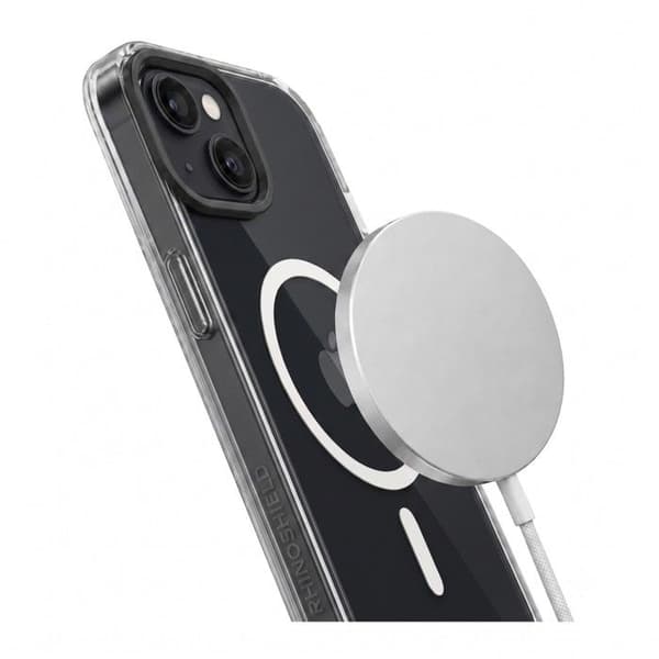 MagSafe-skal för iPhone 15 Plus Serie Clear Case Stötsäker 3.5m Rhinoshield Transparent Vit