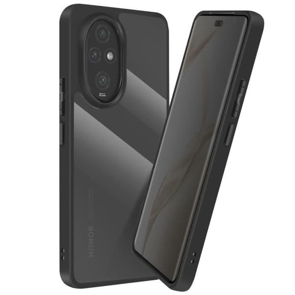 Telefoncover - AVIZAR - Honor 200 Pro - Stift - Blød silikone - Sort Svart