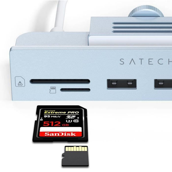 iMac 24" USB-C Hub 5 in 1 Satechi Blue