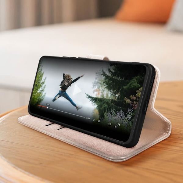 Kotelo Xiaomi 13 Prolle - AVIZAR - Chesterfield Series - Korttitallennus ja videotuki - Vaaleanpunainen Rosa
