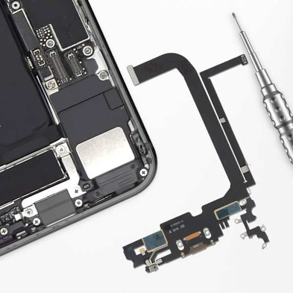 Lightning-opladningsstik - RELIFE - iPhone 13 Pro Max - Integreret mikrofon - Guldfarve - Kablet Gul