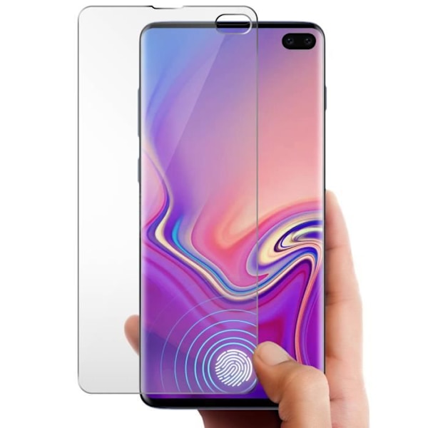 Skyddsfilm - AVIZAR - Galaxy S10+ - Flexibel - Transparent - Reptålig Transparent