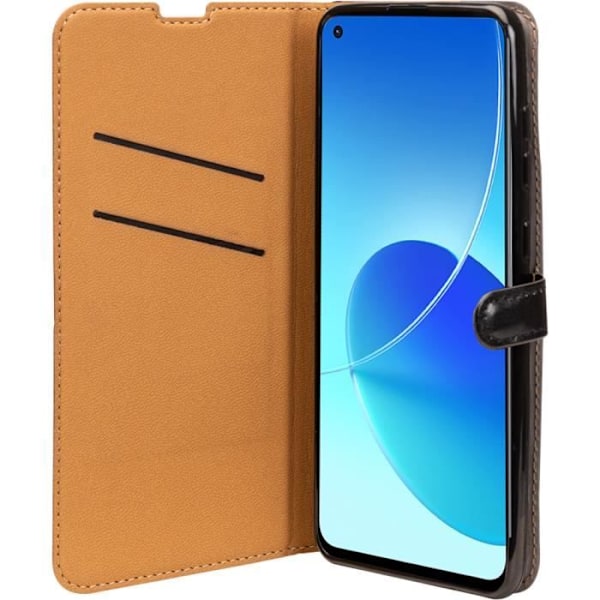 Folio Wallet Oppo Reno 6 Black med Bigben lukningsfane