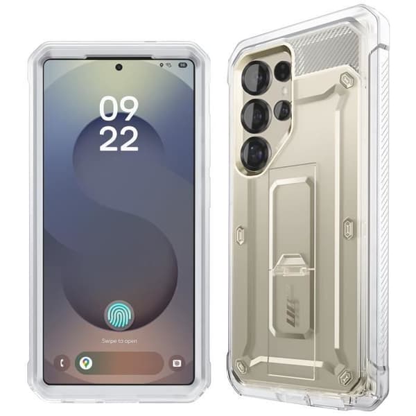 Coque Intégrale - Supcase - Samsung Galaxy S25 Ultra - Stötsäker - Stöd - Transparent Transparent