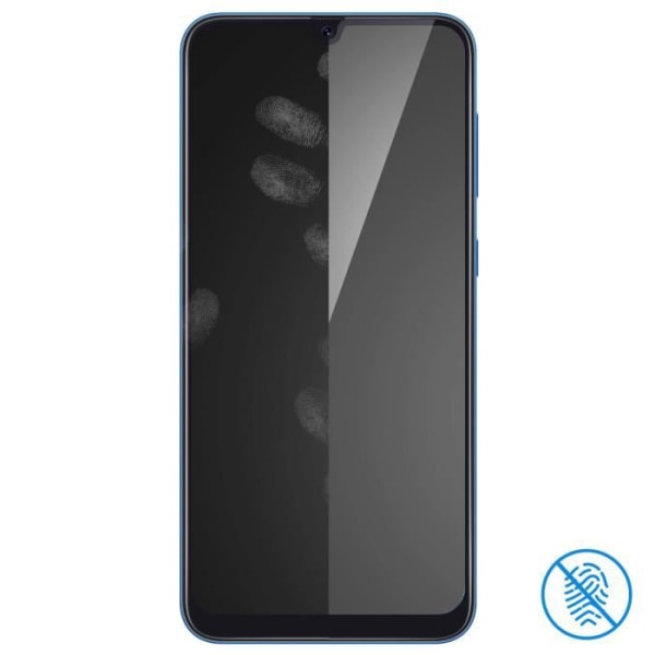Film Galaxy A50 Skärmskydd Härdat glas Fasad svart kontur mot fingeravtryck Svart