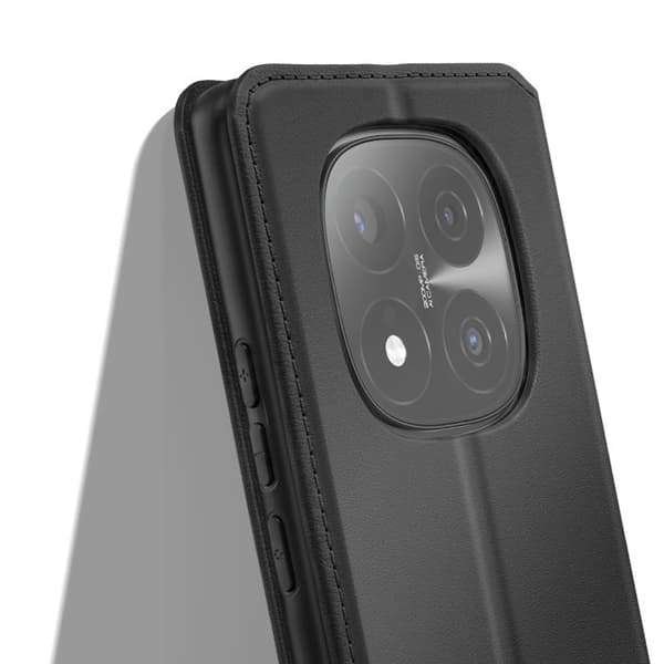 Flipfodral för Xiaomi Redmi Note 14 Pro / 14 Pro Plus Classic Edition Svart Svart
