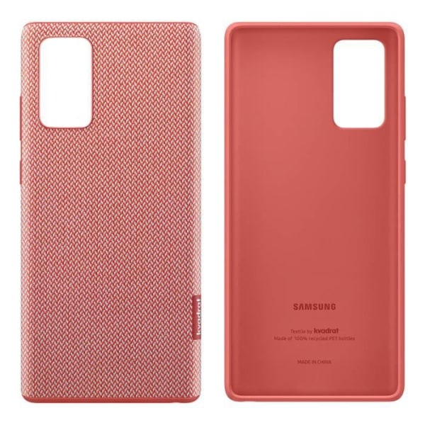 Samsung Galaxy Note 20 Fodral Miljövänlig Hard-Cover Kvadrat Original Röd