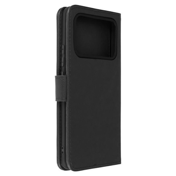 Housse Portefeuille og Videostøtte til Xiaomi Mi 11 Ultra 5G - AVIZAR - Sort - Hårdt Skal - Magnetisk Svart