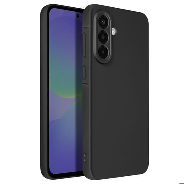 Coque Soft-Touch til Galaxy A37 i Semi-hård Antiskrid Silikone Sort Svart