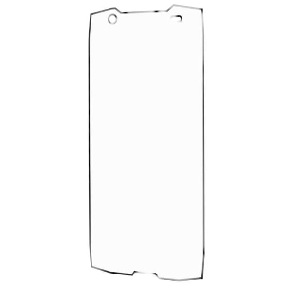 Hærdet glas - CROSSCALL - Core X5 - 9H hårdhed - Gennemsigtig - Anti-ridsebeskyttelse Transparent