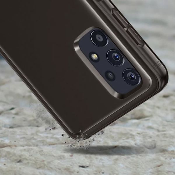 Coque - Samsung - Galaxy A32 - Silikon - Stötsäker - Design i mörk nyans Svart