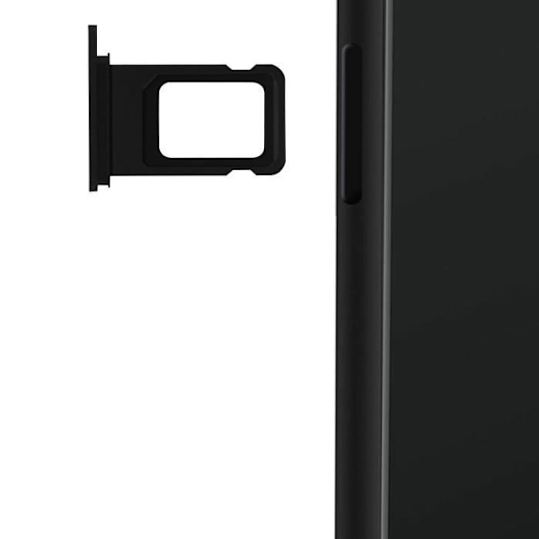 SIM-kortbakke - Apple - iPhone 11 Pro - 1 slot - Sort - 10 g Svart