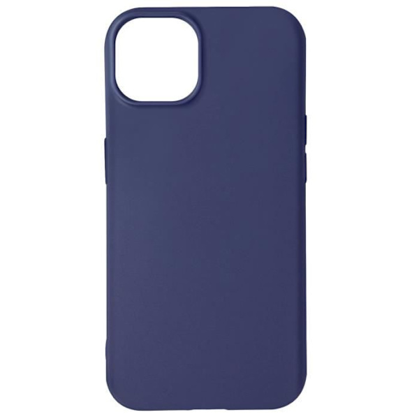 Apple iPhone 14 Plus Fodral Flexibel Silikon Matt Finish Anti-fingeravtryck midnattsblå