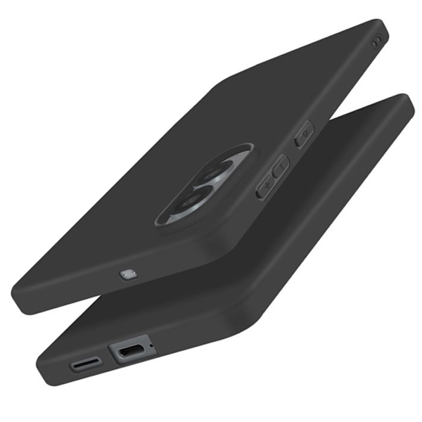 Coque til Samsung Galaxy S25 Edge Stødabsorberende Blød Silikone Sort Svart