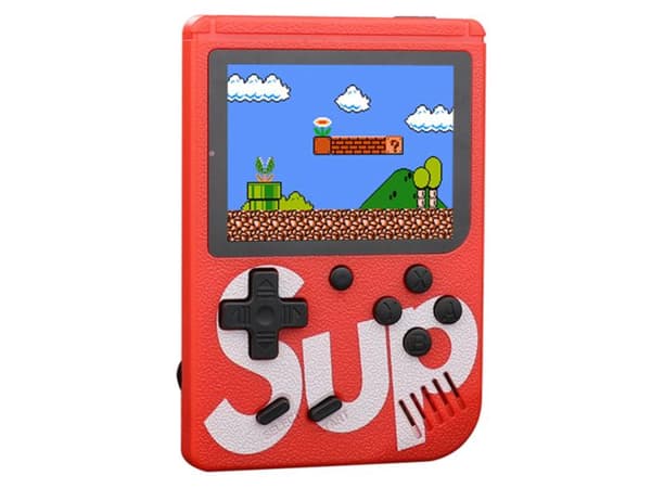 Konsol emulator - AVIZAR - Modell Sup - 400 spel - Multiplayer kontroll - Röd Röd