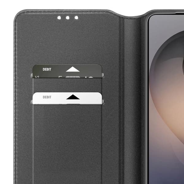 Magnetisk Klapetui til Galaxy S26 Ultra Standfunktion Classic Edition Sort Svart