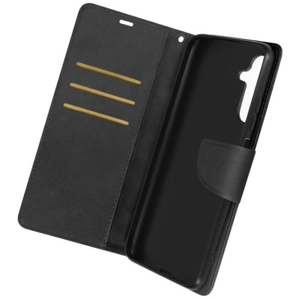 Suojakuori on yhteensopiva Samsung A24 Wallet Black Case -kotelon kanssa