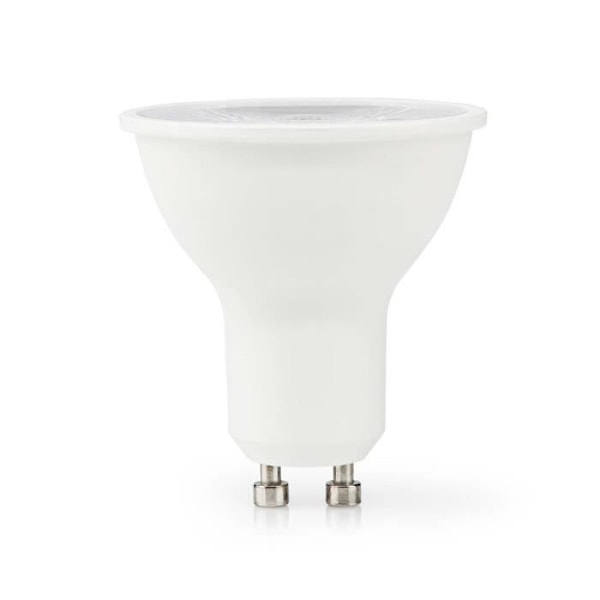 LED-lys GU10 - NEDIS - LBGU10P166P3 - 4,5 W - 345 lm - Varm Hvid - 3 stk. Vit varmt