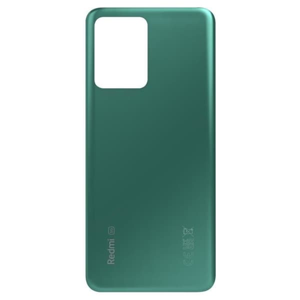 Bakglas - XIAOMI - Redmi Note 12 5G - Original - Grön - Förenklad installation Grön