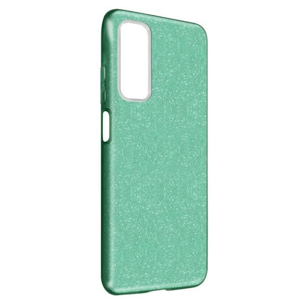 Fodral Huawei P smart 2021 Glitter Avtagbar Halvstyv Silikon Grön Grön