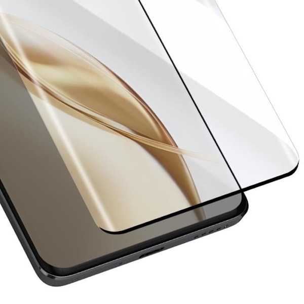 Härdat glas - AVIZAR - Honor 200 - Anti-scratch 9H - Självhäftande kant - Stötskydd Svart