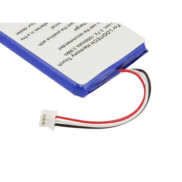 Batteri Logitech Harmony Touch Li-ion 3.7V 1250mAh 3.9Wh Hvid / Blå