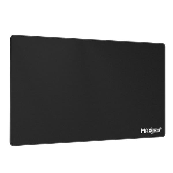 XXL Musemåtte - MAX EXCELL - 800x300mm - Glat Overflade - Antiskrid Bund - Sort