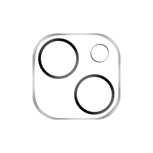 Suojakalvo - Apple - iPhone 13 - Karkaistu lasi 9H - Erittäin läpinäkyvä - Mustat reunat Transparent