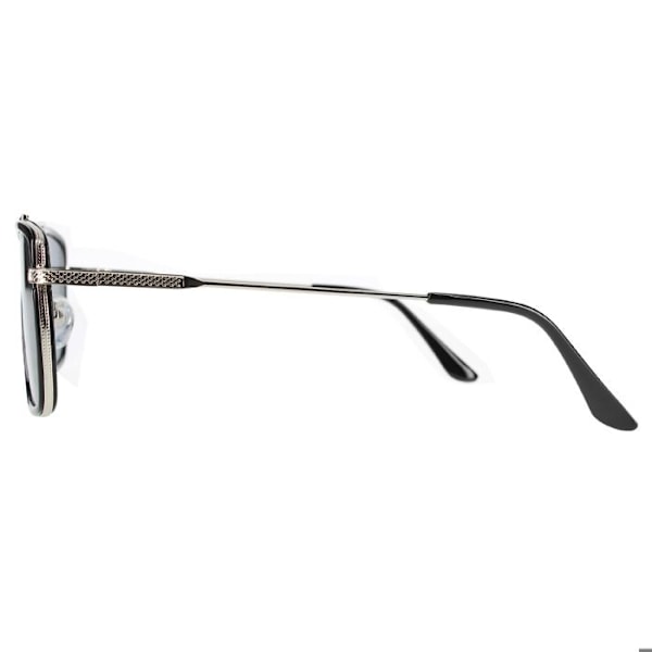 Aviator solglasögon CV2702 med UV400 färgade linser svart / silver Svart
