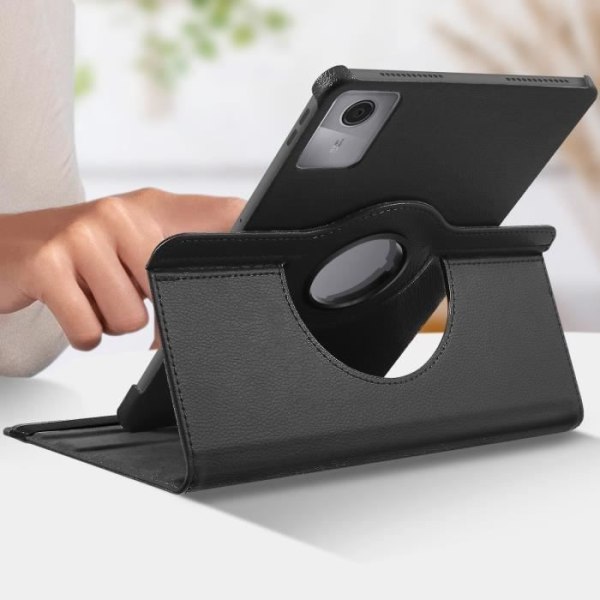 AVIZAR Taske til Lenovo Tab M11 - 360 Rotating Folio Flip - Sort Svart