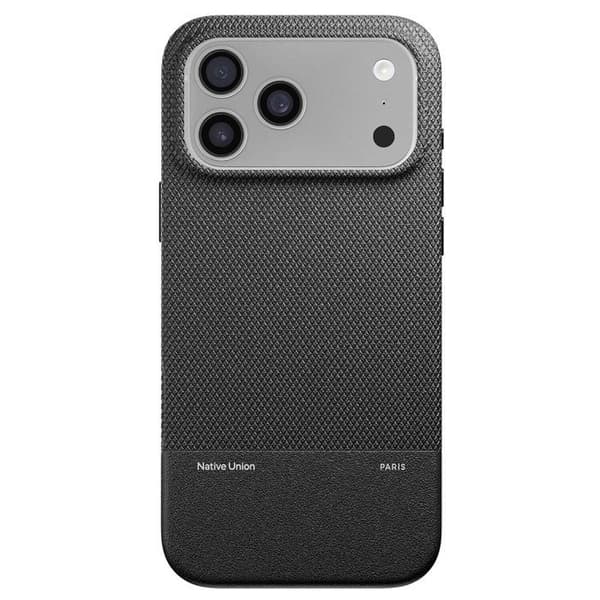 MagSafe Cover - NATIVE UNION - iPhone 17 Pro - Stødabsorberende - Tekstureret - Sort Svart