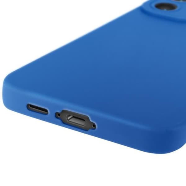 Coque för Samsung Galaxy S24 FE Silikon Matt Kamera Skyddad Blå Blå