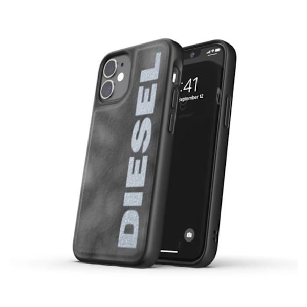Skyddshölje för iPhone 12 Mini Bleached Denim Diesel Noir Svart