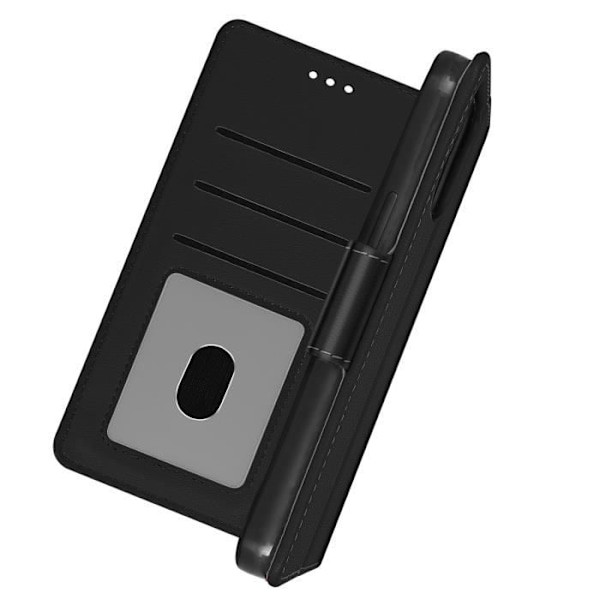 iPhone 13-fodral Plånbok med flera fack Videostöd Svart - AVIZAR - Stel - Syntet - Blandat Svart