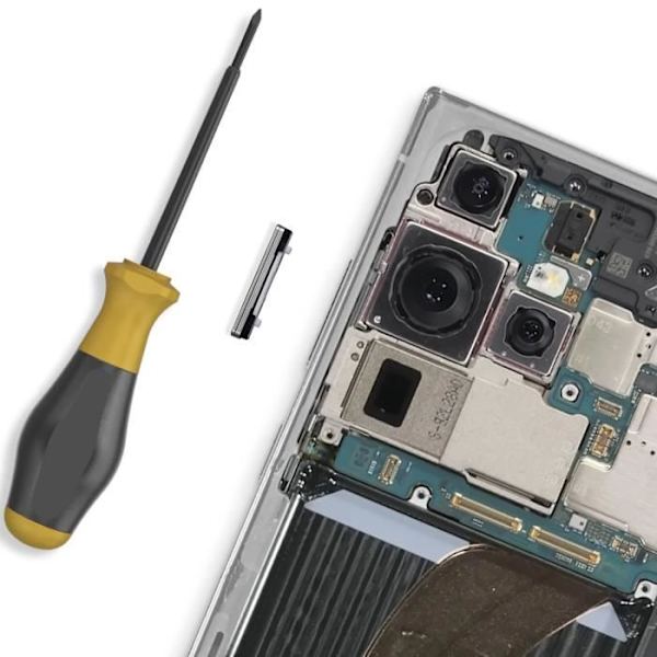 Äänenvoimakkuuspainike Samsung Galaxy S23 Ultra Original Samsung Harmaa Grå