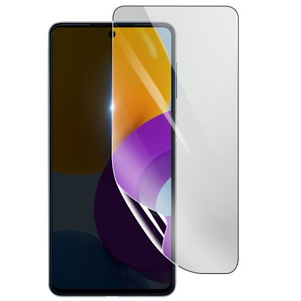 Näytönsuoja - 3MK - Samsung Galaxy M52 5G - Iskunkestävä Hydrogeeli - Läpinäkyvä - Naarmuuntumaton Transparent