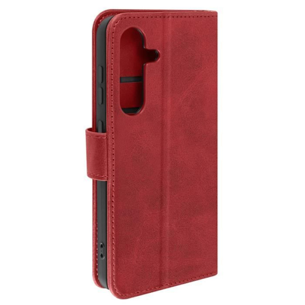 Etui til Samsung Galaxy S24 tegnebogsstand Vintage Style Rød Röd