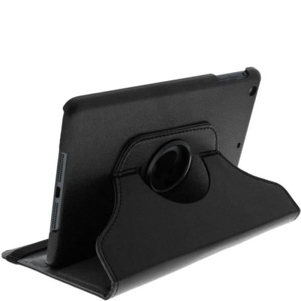 Etui med roterbart stöd - Apple - iPad Mini - Svart läder - 7 tum - Både för män och kvinnor Svart