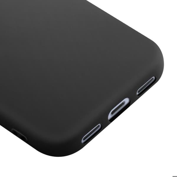 Coque til Google Pixel 10 Pro i blødt silikone med soft-touch i sort Svart