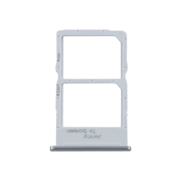 SIM-kortskuffe - Huawei - P40 Lite 5G - Dual Nano SIM - Sølv - Nem installation Grå