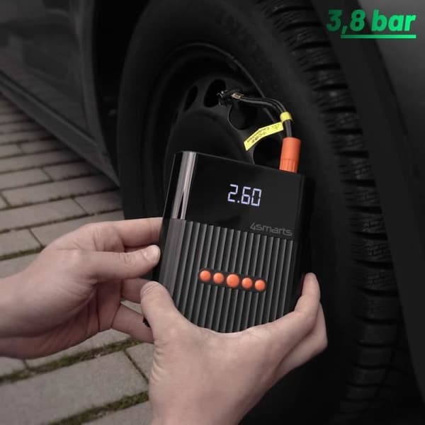 Powerbank - 4SMARTS - PitStop - 8800mAh - Kompressor 3,8 bar - Startkit