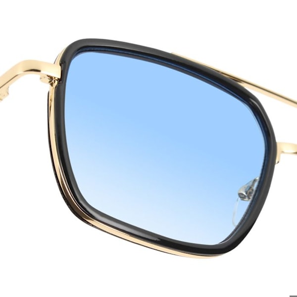 Solfri Aviator CV2127 Gradient Linser UV400 Sort / Guld Svart