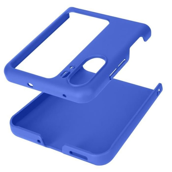 AVIZAR fodral till Oppo Find N2 Flip - Blå anpassad design - Styv polykarbonat Blå