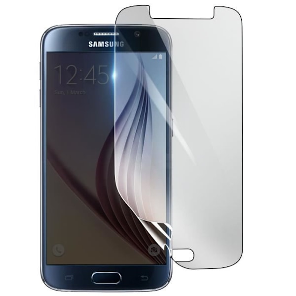 Näytönsuoja - 3MK - Samsung Galaxy S6 - Iskunkestävä Hydrogeeli - Läpinäkyvä - Naarmuuntumaton Transparent