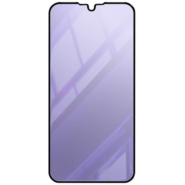 Skærmbeskyttelse - AVIZAR - Samsung Galaxy S22 - Tempereret Glas - Blålysbeskyttelse - Kradsikker Svart